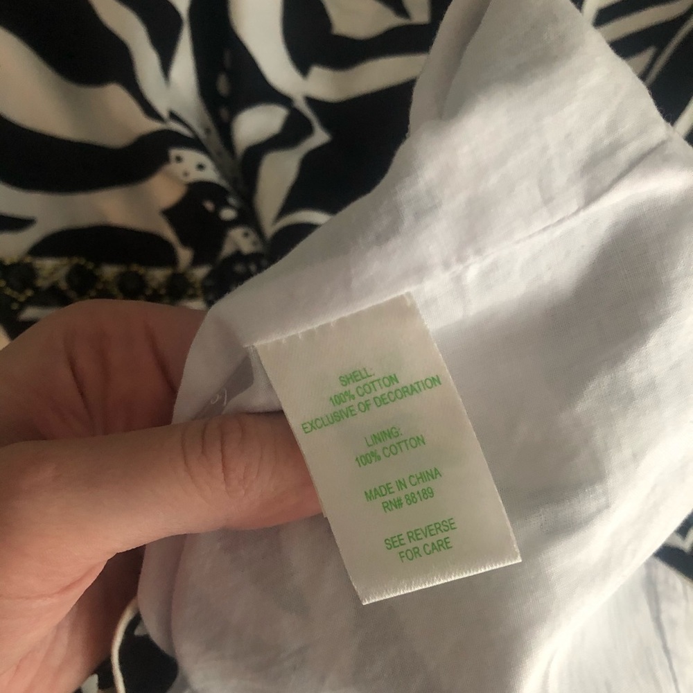 Lilly Pulitzer Black dress size 10 - Picture 7 of 9